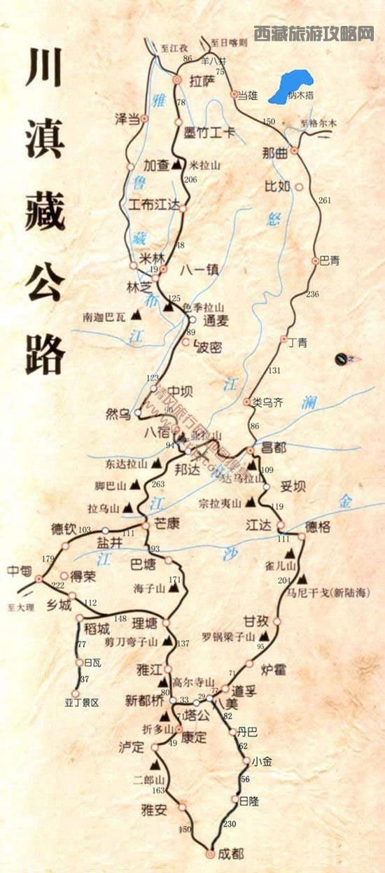 昌都-然乌(然乌湖,然乌冰川,米堆冰川,来古冰川,树藏)-波密-林芝(西藏图片