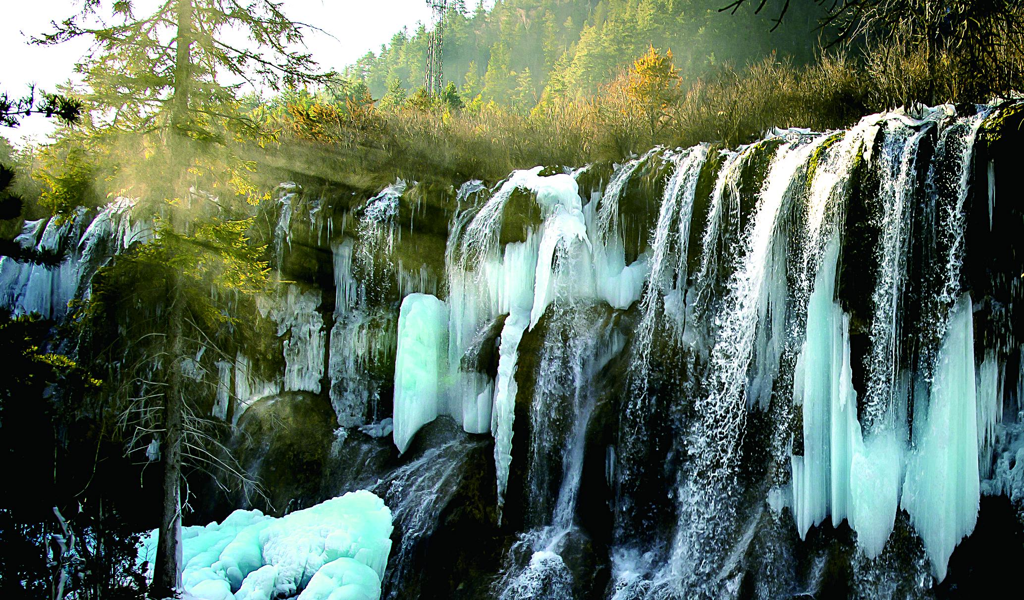 黄龙五彩池摄影图__自然风景_旅游摄影_摄影图库_昵图网nipic.com